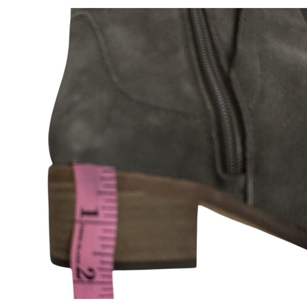 Vince Camuto Kochelda Suede Over The Knee Boots Womens 8.5 Gray Flat Zip Riding - Picture 7 of 7